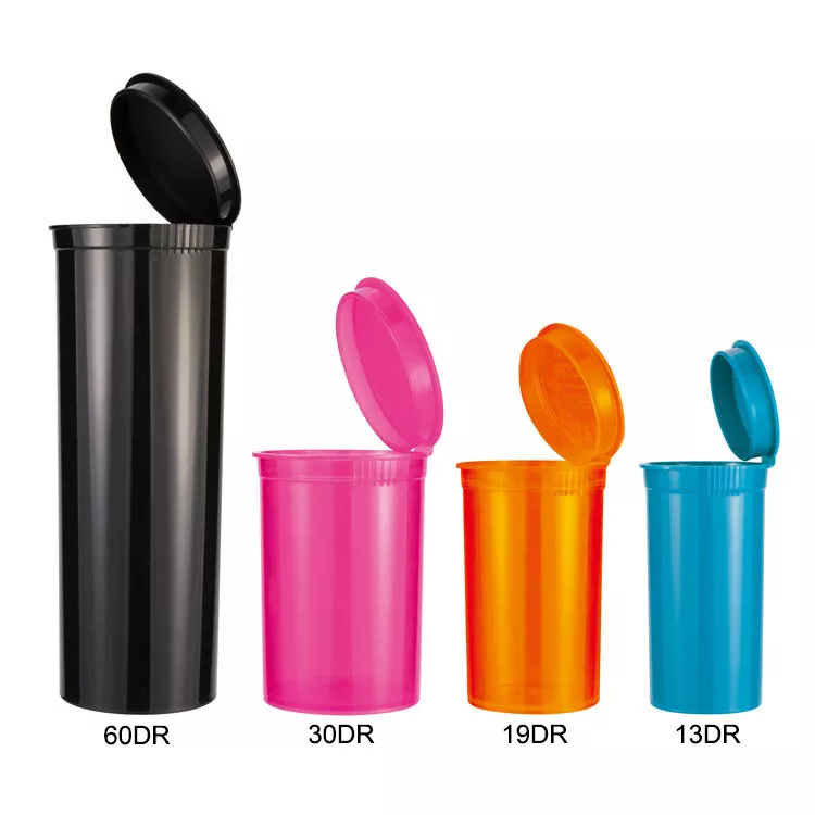 Plastic Pop Top Lids Pots Squeeze