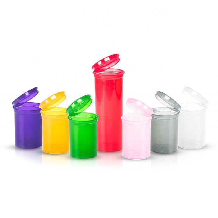 Plastic Container Top Pop Vials Medicine Bottle