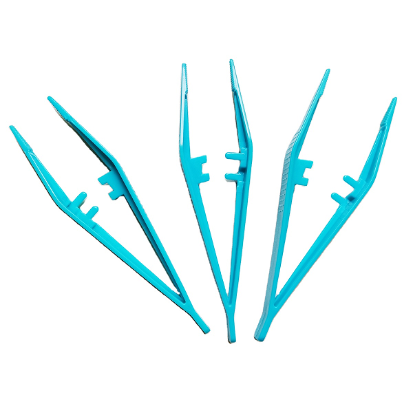 Disposable Tweezers Medical Beads Small Plastic Forceps Tweezers Tools