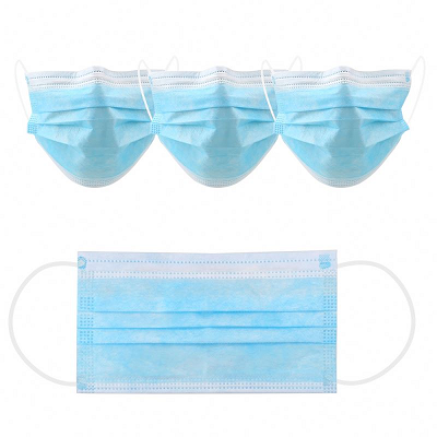 Adult Use 3 layer Disposable Face Mask