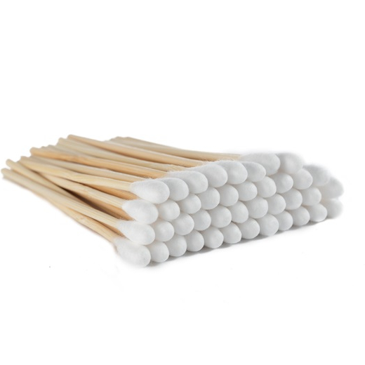 Sterile Wooden Sample Collection Cotton Swab