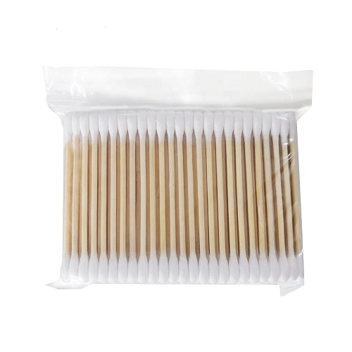 Disposable bamboo cotton swabs